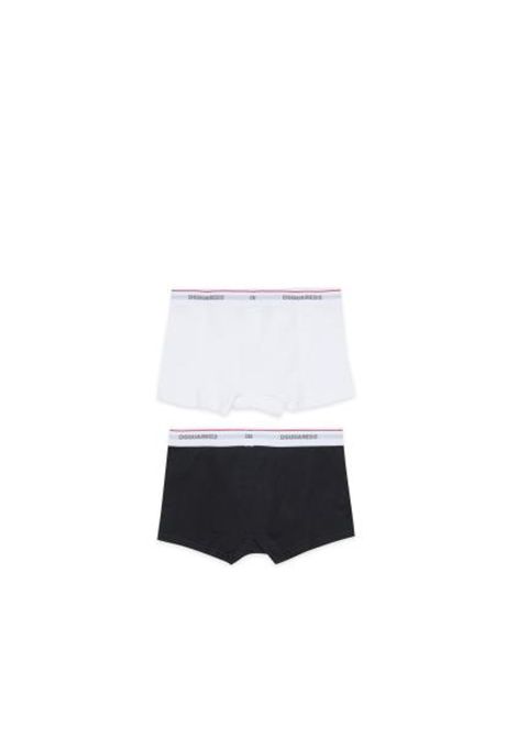 Boxer con logo DSQUARED2 JUNIOR | DQ2479 D008JDQC25